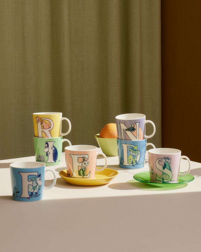 New Additions To Moomin Arabia S Alphabet Mugs