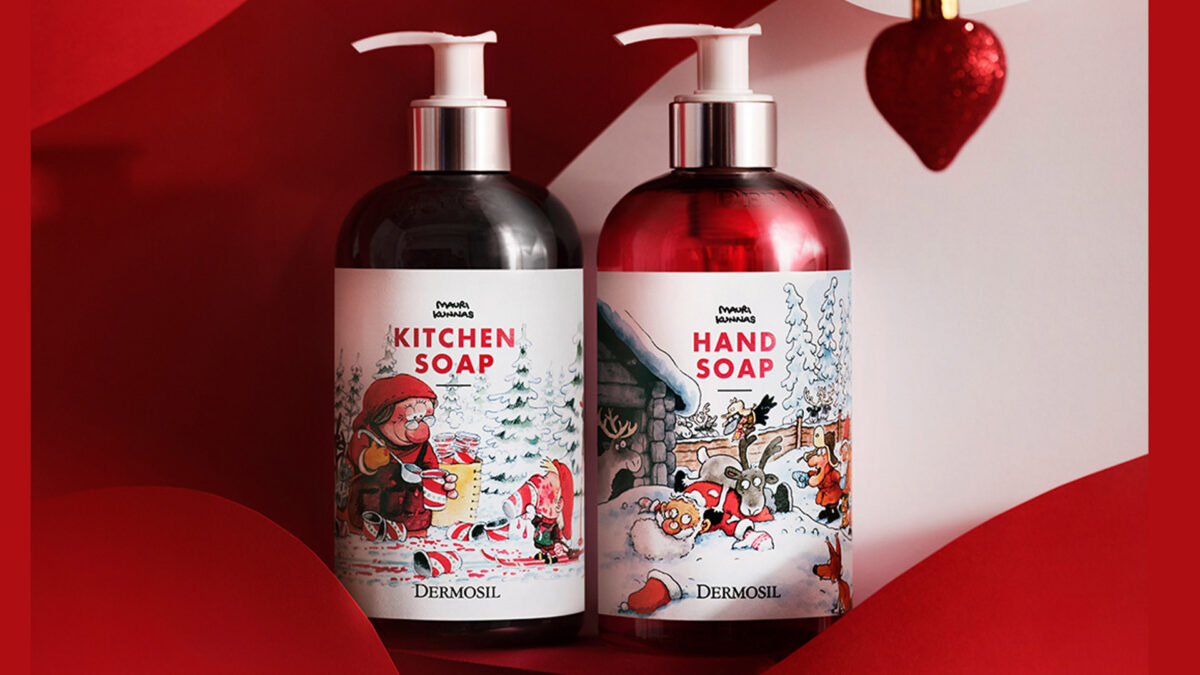 Following last year's success: the Mauri Kunnas soaps from Dermosil are  back this Christmas